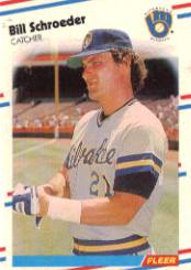 1988 Fleer Baseball Cards      173     Bill Schroeder